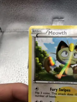 Meowth 102/101 Holo Secret Rare Pokemon TCG BW Noble Victories LP-NM - Image 3