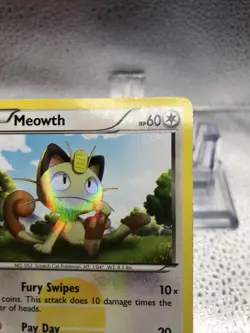 Meowth 102/101 Holo Secret Rare Pokemon TCG BW Noble Victories LP-NM - Image 4