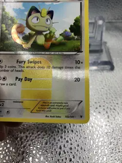 Meowth 102/101 Holo Secret Rare Pokemon TCG BW Noble Victories LP-NM - Image 5