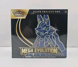 Pokemon TCG Mega Evolution - Lucario - Elite Trainer Box ETB New/ Factory Sealed - Image 2