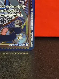 Sanji SEC OP06-119 SP Parallel A Fist of Divine Speed ONE PIECE Card English NM - Image 4