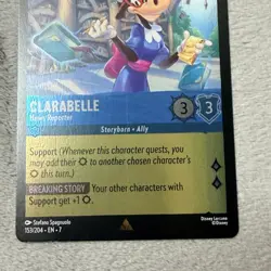 Disney Lorcana Clarabelle News Reporter 153/204 Foil - Image 4