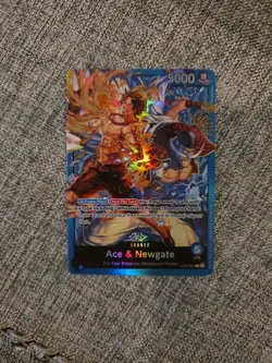 Ace & Newgate ST22-001 ONE PIECE Tcg Card Game Blue Leader - Image 1