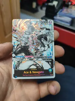 ST22-001 Ace & Newgate (Alt Art) ONE PIECE Card TCG NM English - Image 1