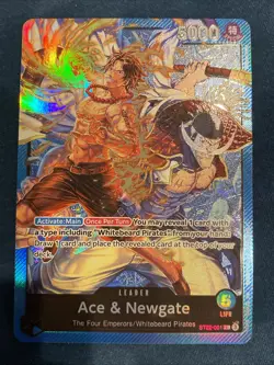 Ace & Newgate ST22-001 Leader Starter Deck 22 Blue One Piece TCG English - Image 1