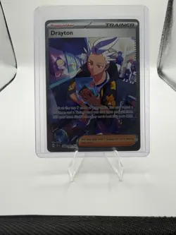 Pokemon Drayton Holo Special Illustration Rare Card 244/191 Sv08: Surging Sparks - Image 1