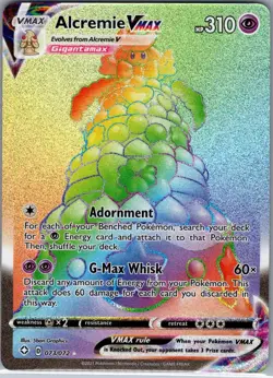 Alcremie VMAX (Secret) 073/072 Shining Fates - Pokemon Card - NM - Image 1