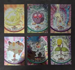 1999 Topps Pokemon TV Animation Series 1 - Lot of 6 Holo Pokemon Cards All NM LP - Image 1