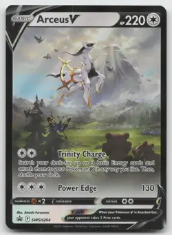 Arceus V Promo Holofoil SWSH: Sword & Shield Promo Cards SWSH204 LP - Image 1
