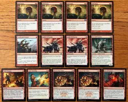 MTG Custom 60-Card Deck - Mono-Red AGGRO - Blitz Combat & Tricks - Image 2