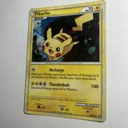 Pokemon Pikachu Holo Black Star Promo HGSS03 2010 Rare HeartGold Card - HP - Image 4