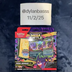 Pokemon Card TCG Mega Battle Deck Mega Gengar EX - *NO HAUNTER PROMO* - Image 1