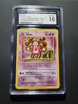 Mr. Mime CLB 013/034 Pokemon Card - CGC 10 GRADED GEM MINT - TCG Classic - Image 1