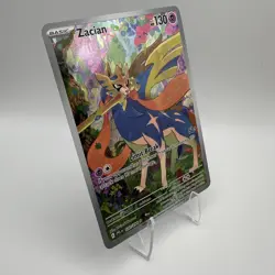 Pokemon Zacian 100/094 Phantasmal Flames Illustration Rare IR Holo TCG Card - Image 2