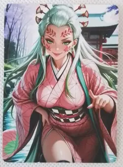 Demon Slayer Daki Waifu Double Sided Trading Card - Image 1