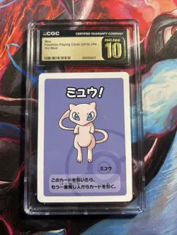 CGC PRISTINE 10 Mew Pokemon Playing Cards JPN Old Maid - Image 1