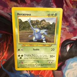Pokemon TCG Heracross 41/105 Neo Destiny Unlimited card WOTC NM - Image 1
