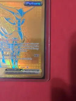 Pokemon TCG Iron Leaves EX Prismatic Evolutions Holo Card 176/131 Gold - Image 3