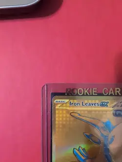 Pokemon TCG Iron Leaves EX Prismatic Evolutions Holo Card 176/131 Gold - Image 5