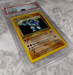 1999 Pokemon Unlimited Machoke #34 PSA 9 MINT GERMAN 1st EDITION RARE🔥🔥 - Image 3