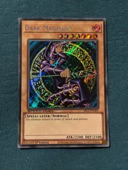 YUGIOH! Dark Magician (SDK Art) SBC1-ENA01 Secret Rare 1st Edition NM Speed Duel - Image 1