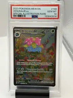 2023 Pokemon Venusaur ex SIR Pokemon 151 198/165 PSA 10 GEM MINT - Image 1