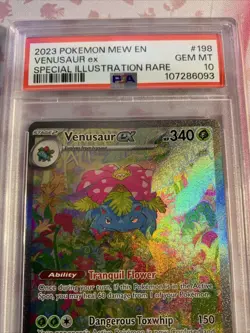 Venusaur EX 198/165 SIR Pokemon Scarlet & Violet 151 PSA 10 GEM MINT ✨ - Image 3