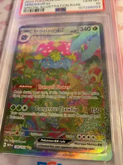 Venusaur EX 198/165 SIR Pokemon Scarlet & Violet 151 PSA 10 GEM MINT ✨ - Image 5