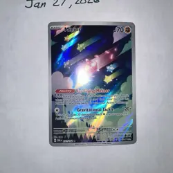 Pokemon TCG Minior Card 201/182 Paradox Rift Holo Illustration Rare NM Condition - Image 2