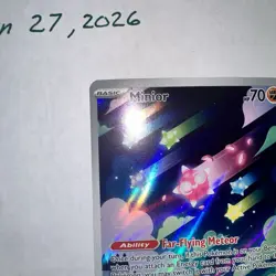 Pokemon TCG Minior Card 201/182 Paradox Rift Holo Illustration Rare NM Condition - Image 4