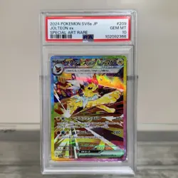 JOLTEON EX PSA 10 2024 POKEMON SV TERASTAL JP SV8A #209/187 SPECIAL ART RARE 779 - Image 1
