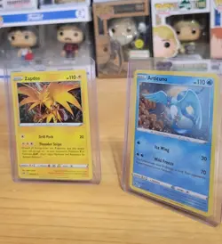 Legendary Birds Zapdos Moltres Articuno Cosmos Holo Rare Set of 3 Pokemon TCG - Image 5