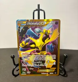 Pokemon Alakazam EX (125/124) XY Fates Collide Secret Gold Holo - Image 1