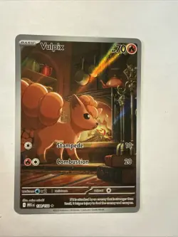 Vulpix 138/132 Mega Evolution ME01 Illustration Rate Pokemon TCG Near Mint - Image 1