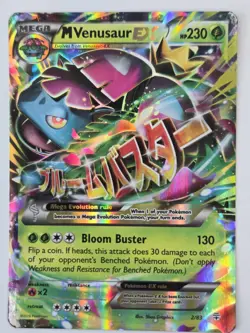 Mega-Venusaur-EX - 2/83 - Holo Rare EX LP, English Pokemon Generations - Image 1