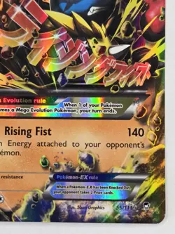 Pokemon XY 2014 Furious Fists Ultra Rare M Lucario EX 55/111 - Image 5