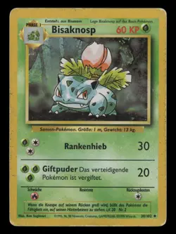 Bisaknosp 30/102 Basis Set Deutsch - Base Set Ivysaur Vintage Pokemon Karten - Image 1
