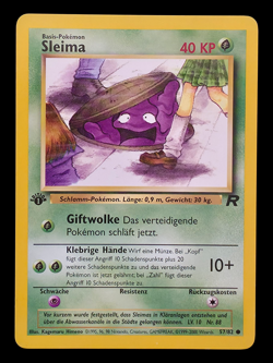1. Edition Sleima 57/82 Team Rocket Deutsch vintage Pokemon Karten - Image 1