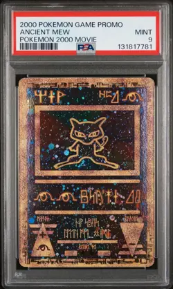 2000 POKEMON GAME MOVIE POKEMON 2000 MOVIE ANCIENT MEW PSA 9 - Image 1