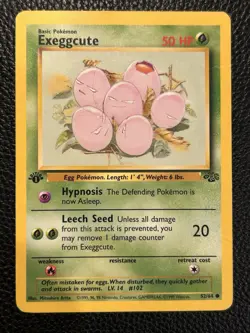 Pokemon Jungle Set 1st Edition Regular Finish Exeggcute 52/64 - Pokemon - Image 1