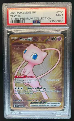 2023 Pokemon 151 Ultra Premium Collection Mew EX #205/165 PSA 9 - Image 1