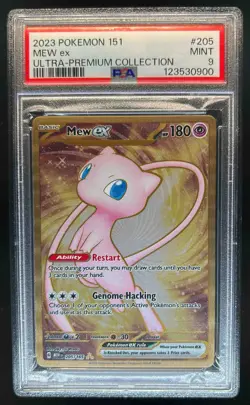 2023 Pokemon 151 Ultra Premium Collection Mew EX #205/165 PSA 9 - Image 1