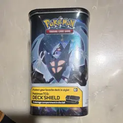 Pokemon TCG Necrozma Deck Shield Tin 2018 with 2 Booster Packs Metal Storage - Image 1