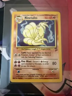 Pokemon TCG Ninetales 13/130 Base Set 2 Holo Rare NM Condition - Image 3