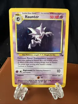 Pokemon TCG Haunter Fossil 6/62 Unlimited Holo Rare - Image 1