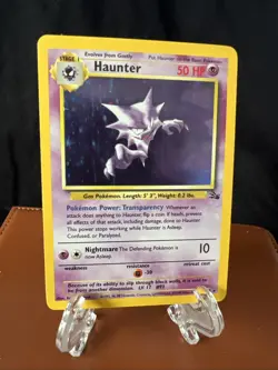 Pokemon TCG Haunter Fossil 6/62 Unlimited Holo Rare - Image 2