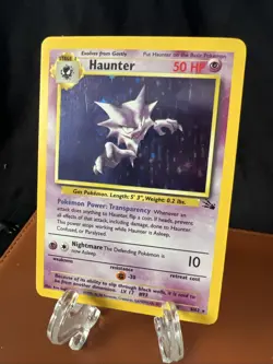 Pokemon TCG Haunter Fossil 6/62 Unlimited Holo Rare - Image 3