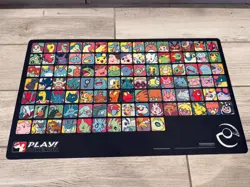 Play! Pokemon Professor Program Johto Playmat - Black - Gen 2 Official New 2025 - Image 1