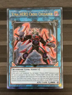 Yugioh | Xtra HERO Cross Crusader | RA04 | Ultimate Rare | 1st Edition | NM - Image 1