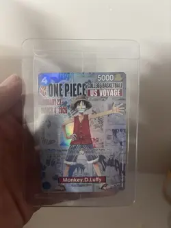 One Piece Monkey Luffy College Basketball Promo Card SEALED RARE - Image 2
